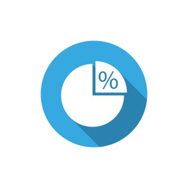 Basit yuvarlak Infographic web simgesi