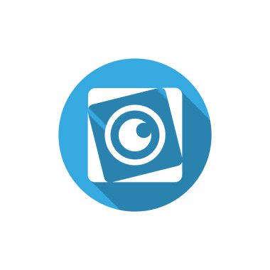 Objektif göz web simgesi