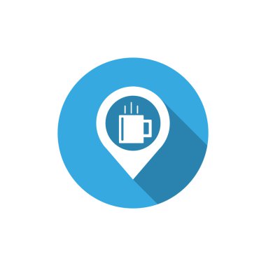 Fincan sıcak bir içecek web simgesi