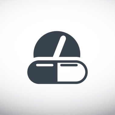 Tıbbi hapları web simgesi