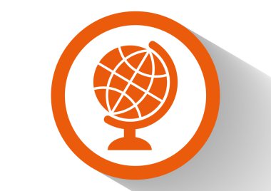 Basit küre web simgesi