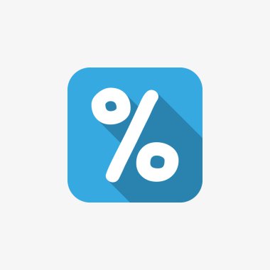 Basit yüzde simgesi simgesi