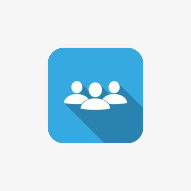 Grup insanlar basit web simgesi