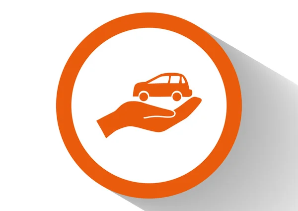 Auto bescherming concept pictogram — Stockvector