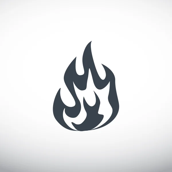 Yangın alevleri simgesi — Stok Vektör