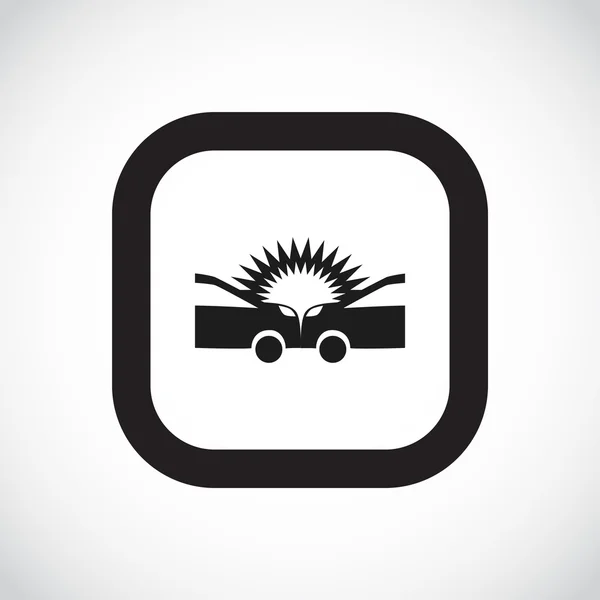 Auto ongeluk pictogram — Stockvector