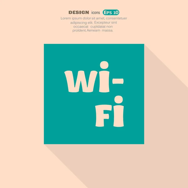 Web-Ikone wi-fi — Stockvektor