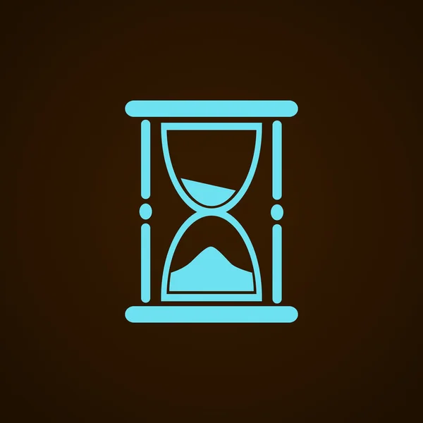 Reloj de arena icono web — Vector de stock