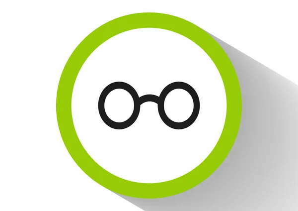 Gafas graduadas icono web — Vector de stock