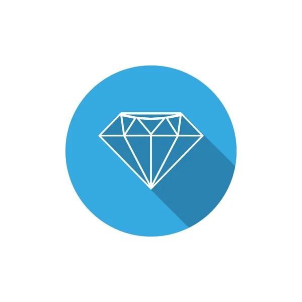 Diamante, icona web — Vettoriale Stock