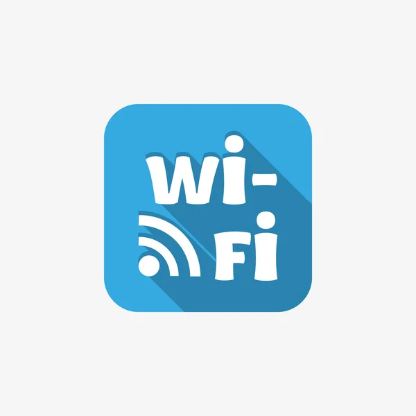 Iscrizione Wi-Fi con onde — Vettoriale Stock