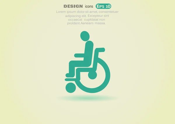 Icono web para discapacitados — Archivo Imágenes Vectoriales