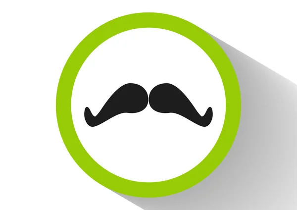 Retro mustache icon — Stock Vector