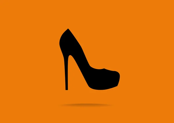 Female shoe web icon — Stock Vector