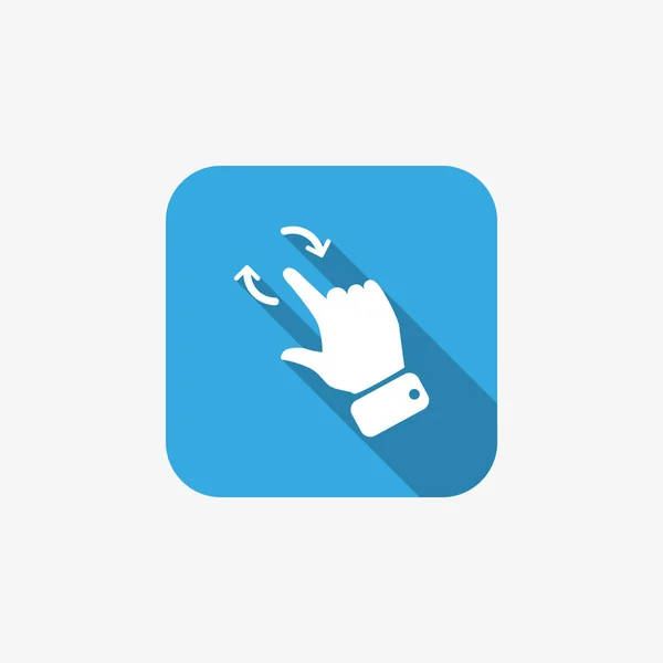 Web-Ikone mit Touchscreen — Stockvektor