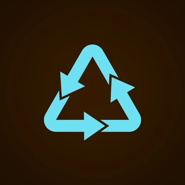 Sign waste processing icon — Stock Vector