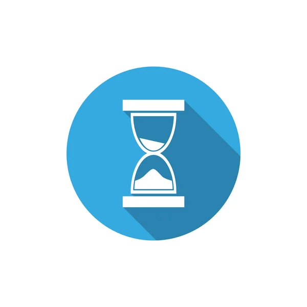 Icône web horloge sable — Image vectorielle