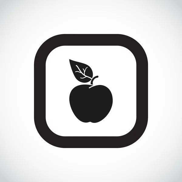 Apple, icona Web — Vettoriale Stock
