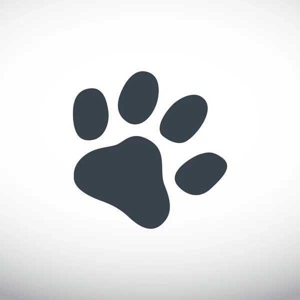 Paw web pictogram — Stockvector