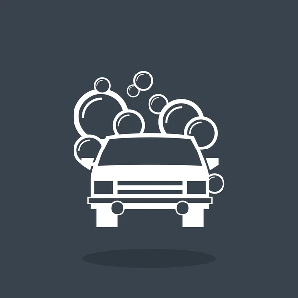 Car wash, web pictogram — Stockvector