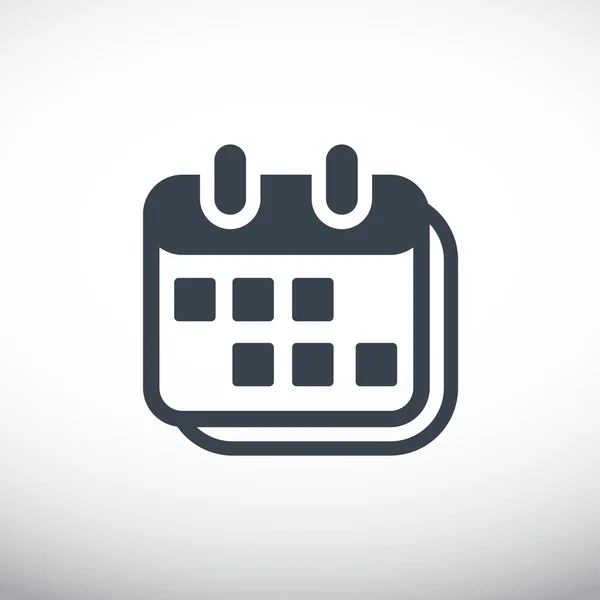 Calendario icono web — Archivo Imágenes Vectoriales