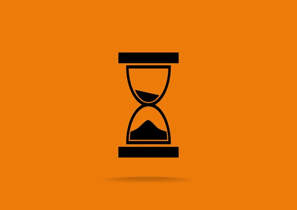 Reloj de arena icono web — Vector de stock