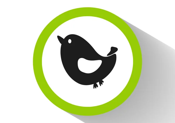 Web vogel pictogram — Stockvector