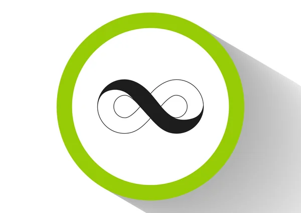 Infinity symbol web icon — Stock Vector