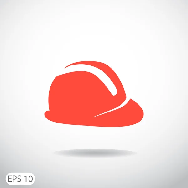 Construction hat, web icon — Stock Vector