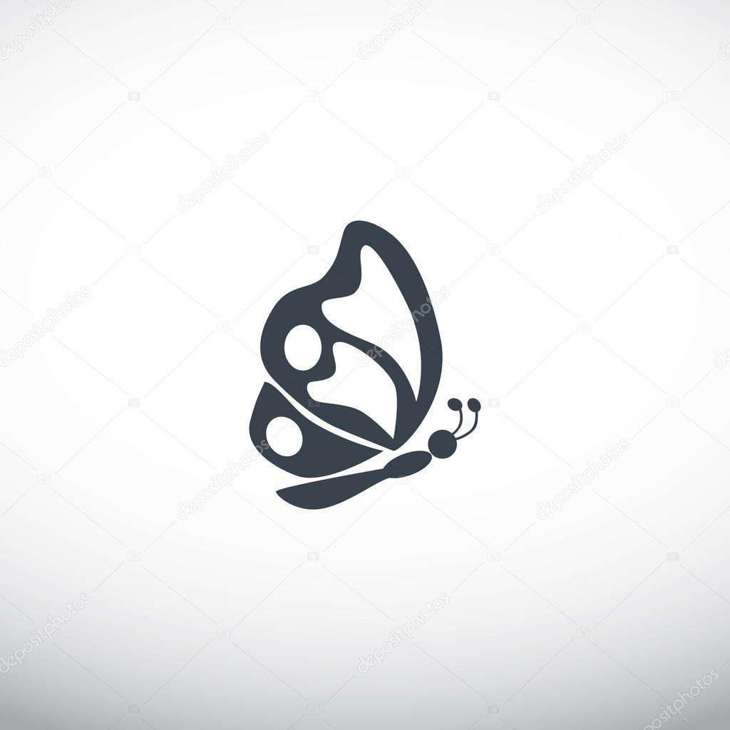 Butterfly web icon