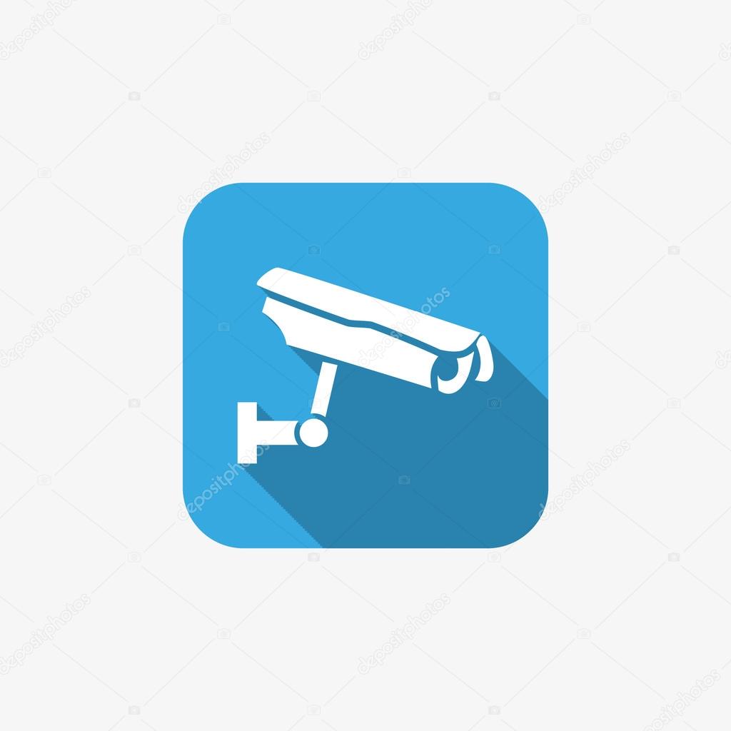 Surveillance camera simple icon