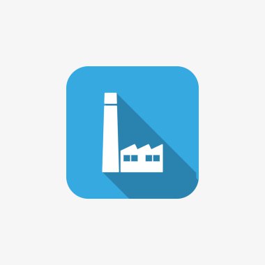 Fabrika binaları web simgesi
