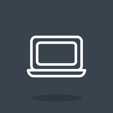 Basit dizüstü web simgesi