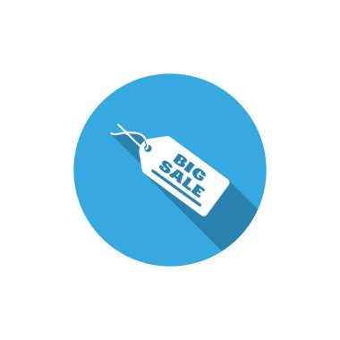 Etiket üzerinde büyük satış yazıt