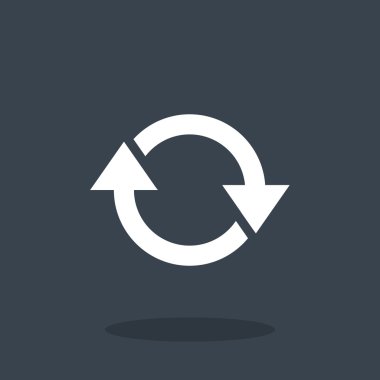 döndürme oklarını daire