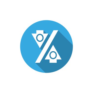 Yüzde işareti ile okları