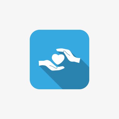 Eller basit simgesi kalp