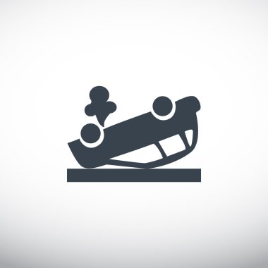 Kırık araba web simgesi