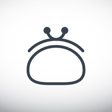 Basit cüzdan web simgesi