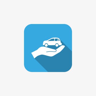 Araba koruma kavramı simgesi