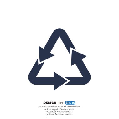 Atık geri dönüşüm sembolü