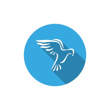 Güvercin basit web simgesi