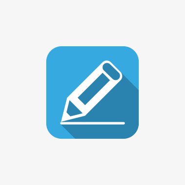 Çizim kalem basit web simgesi