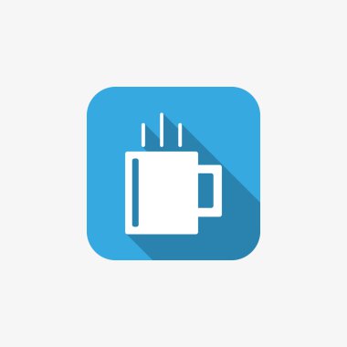 Fincan sıcak bir içecek web simgesi