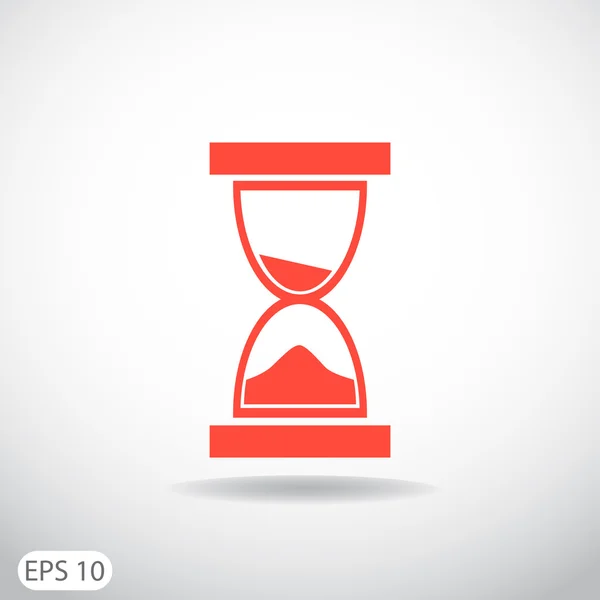 Reloj de arena icono web — Vector de stock