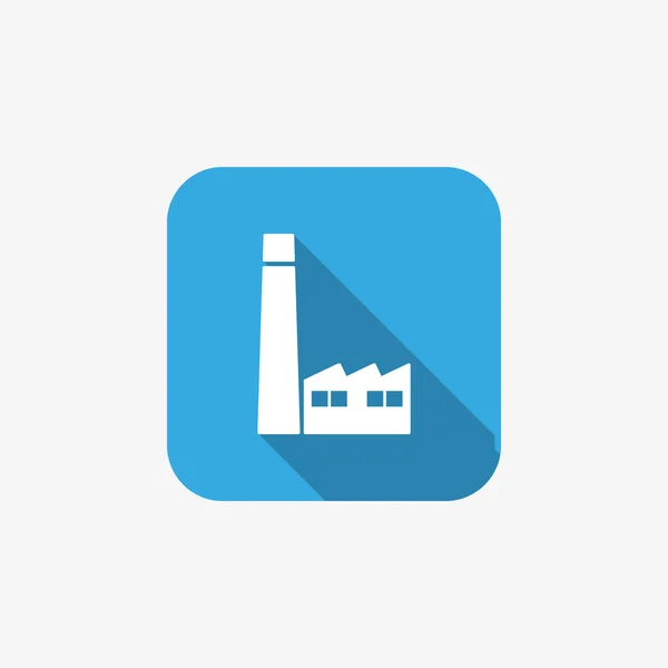Tovární budovy web ikony — Stockový vektor