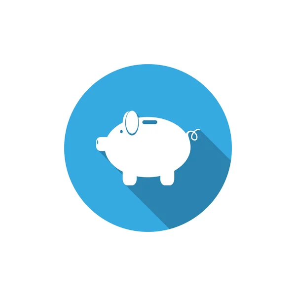 Piggy web icon — Stock Vector