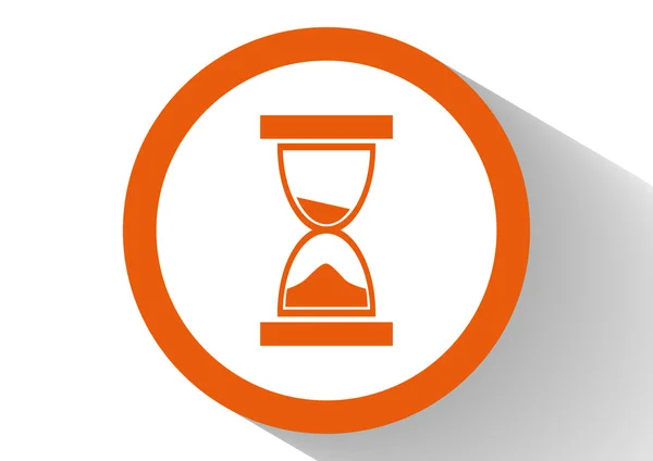 Reloj de arena icono web — Vector de stock