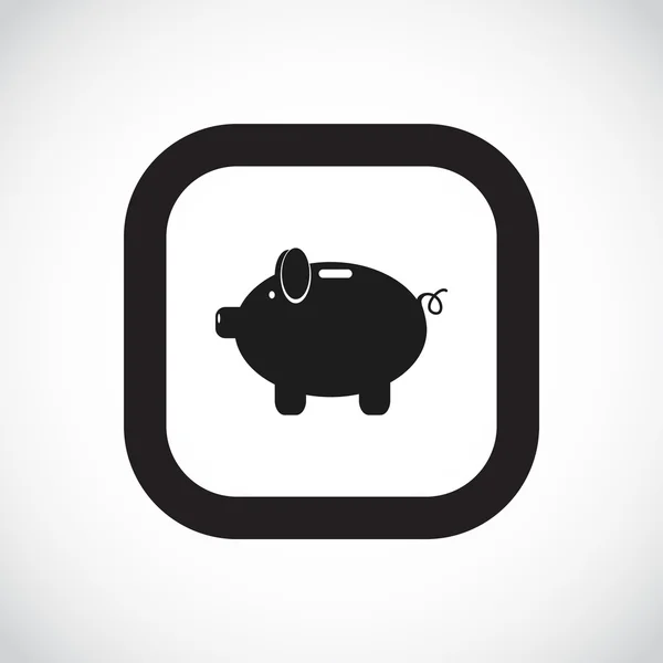 Piggy icono web — Vector de stock
