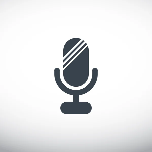 Mikrofon web simgesi — Stok Vektör